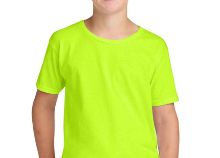 Jerzees Classics Youth Cotton T Shirt 363Y Safety Green
