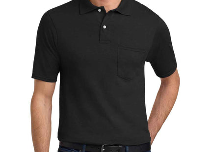 Jerzees DriPower Pocket Sport Shirt 436MP Black