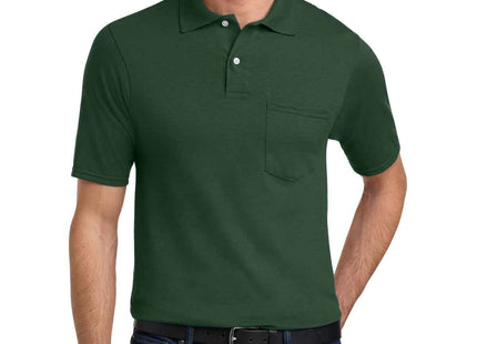 Jerzees DriPower Pocket Sport Shirt 436MP Forest Green