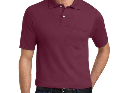 Jerzees DriPower Pocket Sport Shirt 436MP Maroon