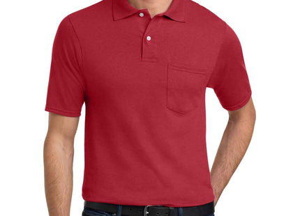 Jerzees DriPower Pocket Sport Shirt 436MP True Red