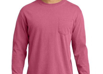 COMFORT COLORS Heavyweight Ring Spun Long Sleeve Pocket Tee 4410 Crunchberry