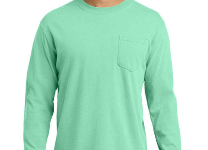 COMFORT COLORS Heavyweight Ring Spun Long Sleeve Pocket Tee 4410 Island Reef