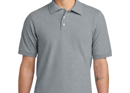 Jerzees Unisex Premium Ring Spun Cotton Pique Sport Shirt 443M Athletic Heather
