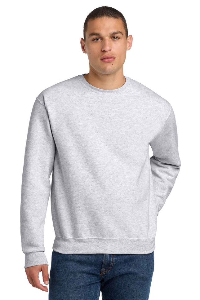 Jerzees Super Sweats NuBlend Crewneck Sweatshirt 4662M Ash