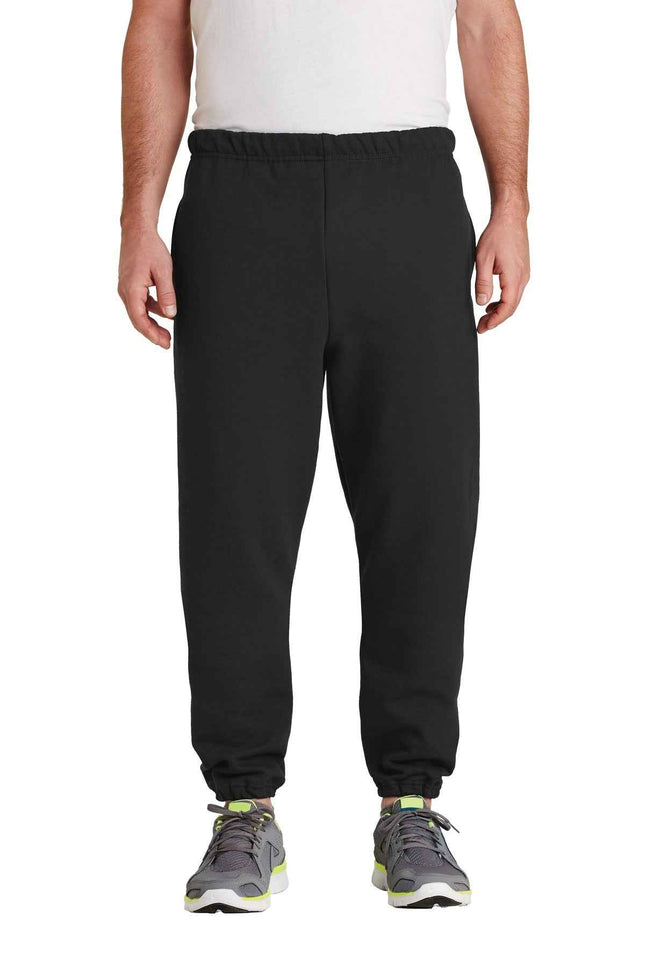 Jerzees Super Sweats NuBlend Sweatpant with Pockets 4850MP Black