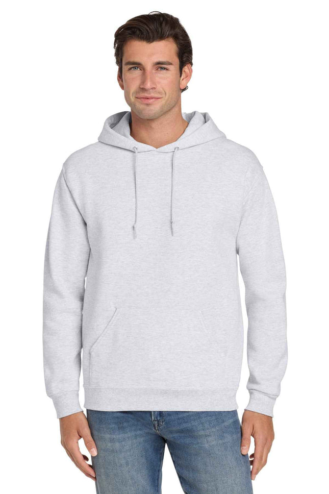 Jerzees Super Sweats NuBlend Pullover Hooded Sweatshirt 4997M Ash
