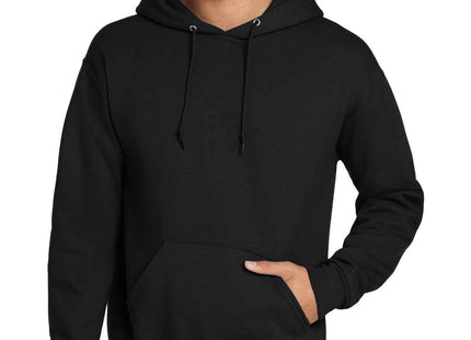 Jerzees Super Sweats NuBlend Pullover Hooded Sweatshirt 4997M Black