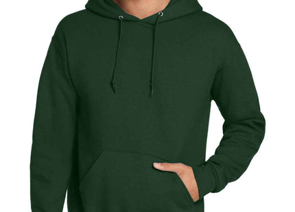 Jerzees Super Sweats NuBlend Pullover Hooded Sweatshirt 4997M Forest Green