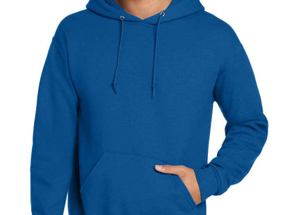 Jerzees Super Sweats NuBlend Pullover Hooded Sweatshirt 4997M Royal