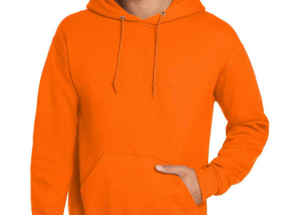 Jerzees Super Sweats NuBlend Pullover Hooded Sweatshirt 4997M Safety Orange