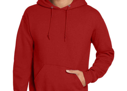 Jerzees Super Sweats NuBlend Pullover Hooded Sweatshirt 4997M True Red