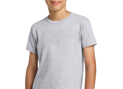 Gildan Youth Heavy Cotton 100% Cotton T Shirt 5000B Ash