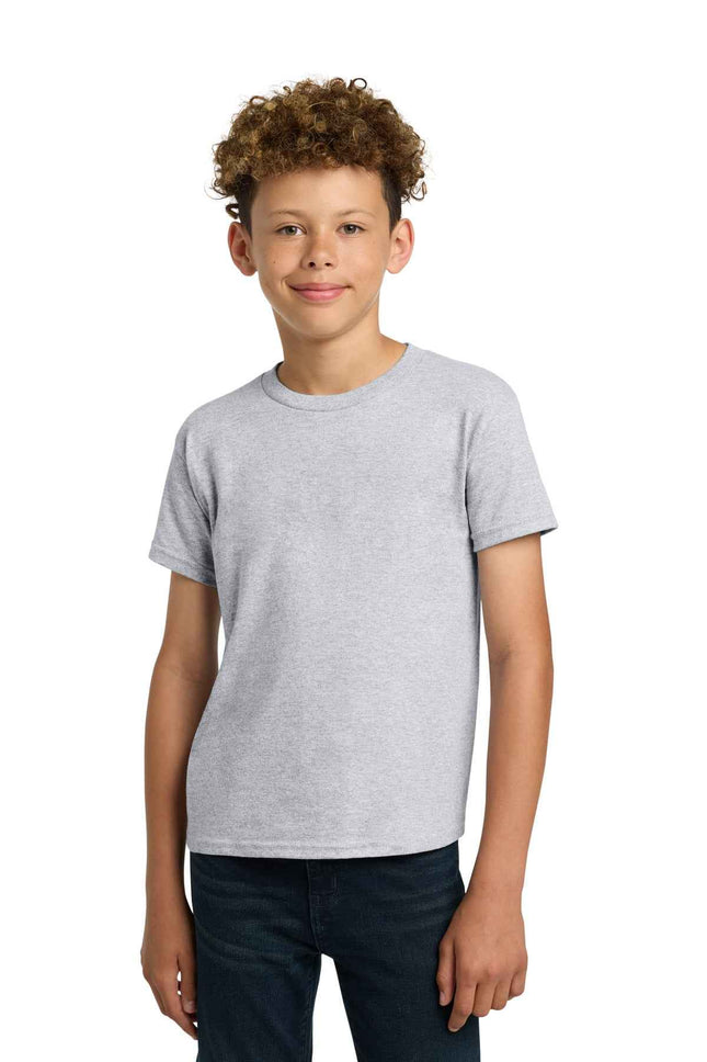 Gildan Youth Heavy Cotton 100% Cotton T Shirt 5000B Ash