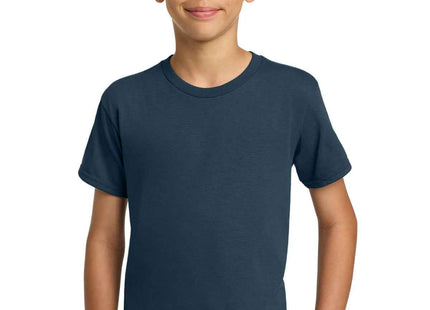 Gildan Youth Heavy Cotton 100% Cotton T Shirt 5000B Blue Dusk