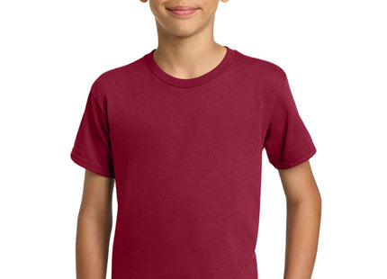 Gildan Youth Heavy Cotton 100% Cotton T Shirt 5000B Cardinal Red