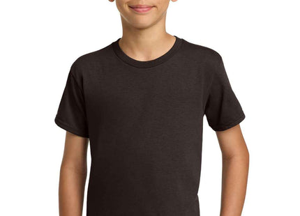 Gildan Youth Heavy Cotton 100% Cotton T Shirt 5000B Dark Chocolate