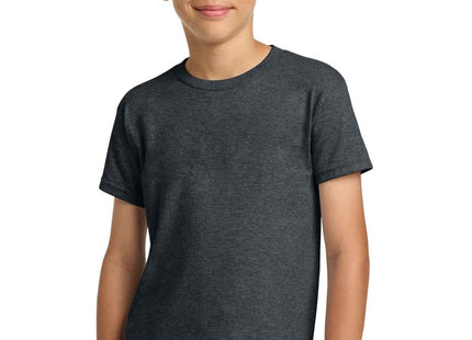 Gildan Youth Heavy Cotton 100% Cotton T Shirt 5000B Dark Heather