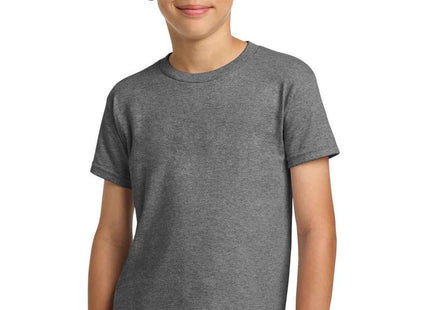 Gildan Youth Heavy Cotton 100% Cotton T Shirt 5000B Graphite Heather