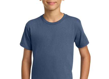 Gildan Youth Heavy Cotton 100% Cotton T Shirt 5000B Indigo Blue