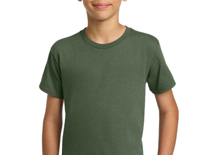 Gildan Youth Heavy Cotton 100% Cotton T Shirt 5000B Military Green