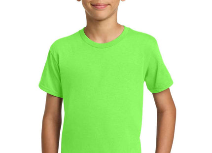 Gildan Youth Heavy Cotton 100% Cotton T Shirt 5000B Neon Green