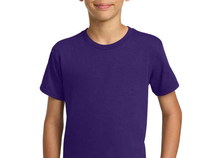 Gildan Youth Heavy Cotton 100% Cotton T Shirt 5000B Purple