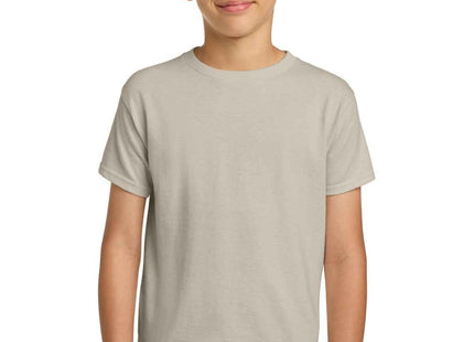 Gildan Youth Heavy Cotton 100% Cotton T Shirt 5000B Sand