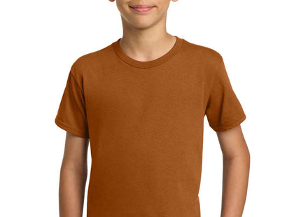 Gildan Youth Heavy Cotton 100% Cotton T Shirt 5000B Texas Orange