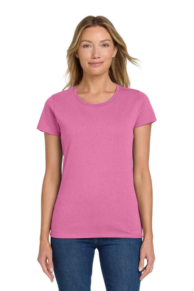 Gildan Women's Heavy Cotton 100% Cotton T Shirt 5000L Azalea