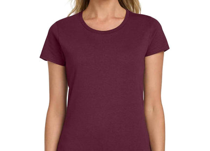 Gildan Women's Heavy Cotton 100% Cotton T Shirt 5000L Maroon
