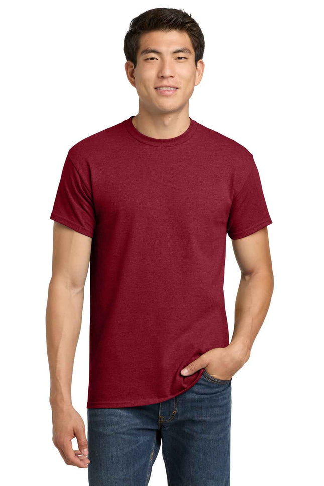 Gildan Heavy Cotton 100% Cotton T Shirt 5000 Antique Cherry Red