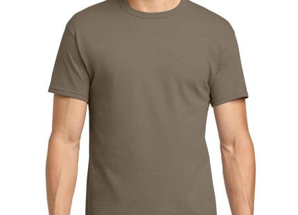 Gildan Heavy Cotton 100% Cotton T Shirt 5000 Brown Savana