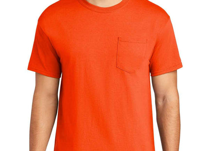 Gildan Heavy Cotton 100% Cotton Pocket T Shirt 5300 Orange