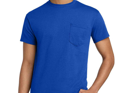 Gildan Heavy Cotton 100% Cotton Pocket T Shirt 5300 Royal