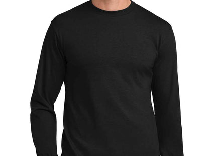 Gildan Heavy Cotton 100% Cotton Long Sleeve T Shirt 5400 Black
