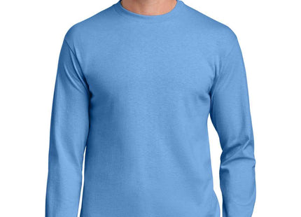 Gildan Heavy Cotton 100% Cotton Long Sleeve T Shirt 5400 Carolina Blue