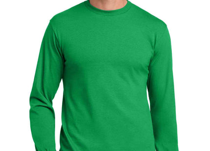 Gildan Heavy Cotton 100% Cotton Long Sleeve T Shirt 5400 Irish Green