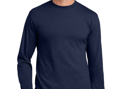 Gildan Heavy Cotton 100% Cotton Long Sleeve T Shirt 5400 Navy