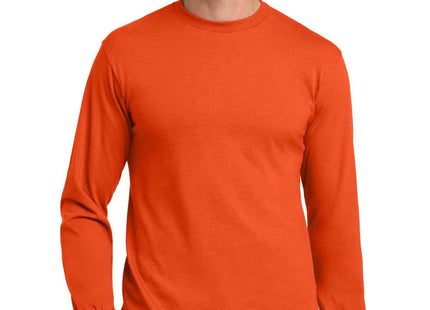 Gildan Heavy Cotton 100% Cotton Long Sleeve T Shirt 5400 Orange