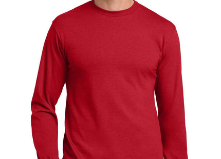 Gildan Heavy Cotton 100% Cotton Long Sleeve T Shirt 5400 Red