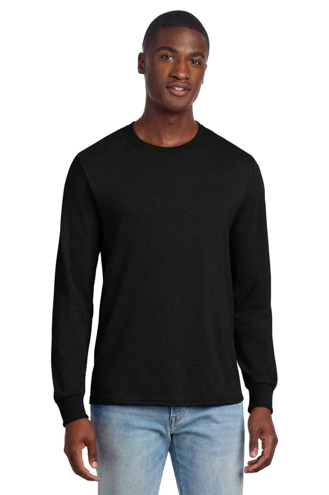 Jerzees Premium Blend Ring Spun Long Sleeve T Shirt 560LS Black Ink