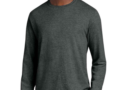 Jerzees Premium Blend Ring Spun Long Sleeve T Shirt 560LS Black Ink Heather