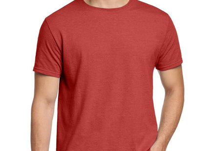 Jerzees Premium Blend Ring Spun T Shirt 560M Fiery Red Heather