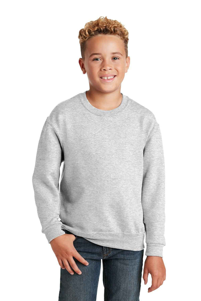 Jerzees Youth NuBlend Crewneck Sweatshirt 562B Ash