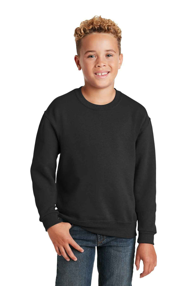 Jerzees Youth NuBlend Crewneck Sweatshirt 562B Black