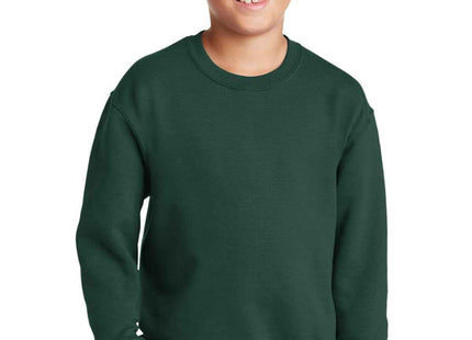 Jerzees Youth NuBlend Crewneck Sweatshirt 562B Forest Green