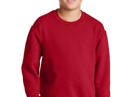 Jerzees Youth NuBlend Crewneck Sweatshirt 562B True Red