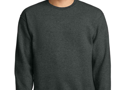 Jerzees NuBlend Crewneck Sweatshirt 562M Black Heather