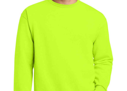 Jerzees NuBlend Crewneck Sweatshirt 562M Safety Green